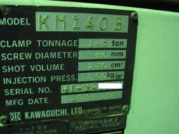 KAWAGUCHI KM140B Injection Molding Machine